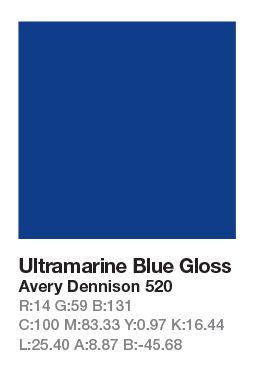 EG 520 Ultramar Blue lesklá